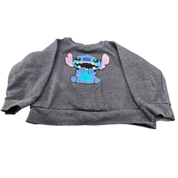 Disney Stitch Toddler Sweatshirt 4T Gray Pullover Soft & Cozy Pullover JJ3931 - Picture 6 of 8